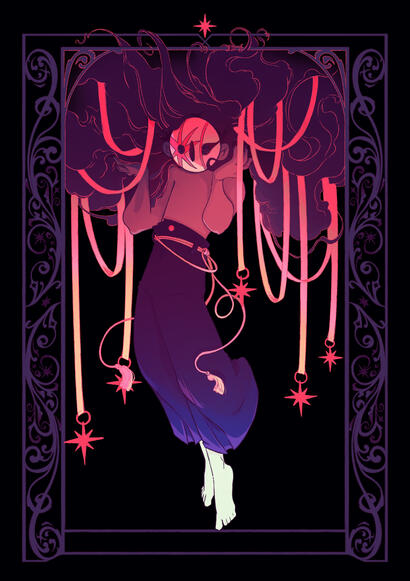 Character with simple bg